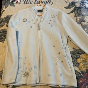 Bobbie Brooks Soft Blue Fleece Jacket